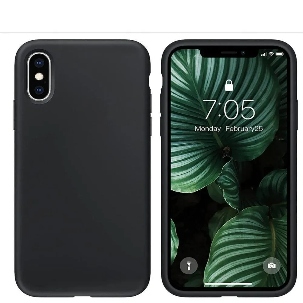 X/iPhone Xs Case Liquid Silicone Gel Rubber Phone Protective Case (5.8 in)